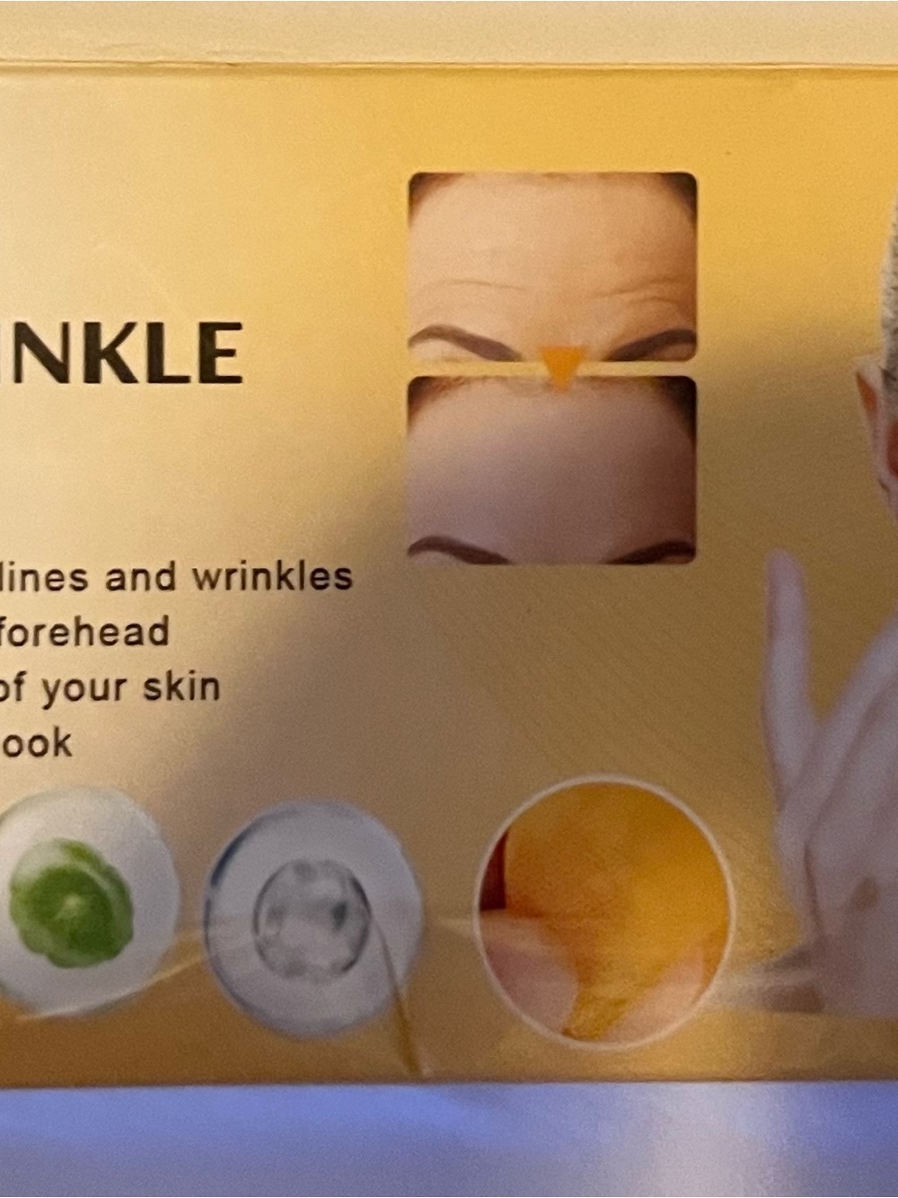 Anti-Wrinkle Forehead Treatment Cream - Gold
